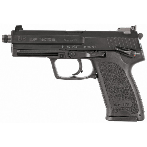 Heckler & Koch USP Tactical 9mm Luger Pistol 4.86" Barrel 15+1 Round